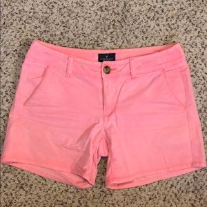American Eagle stretch midi shorts